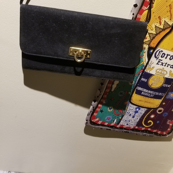 Black Velvet Clutch Purse - Picture 7 of 9